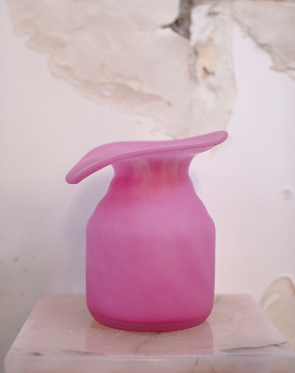 pink vase