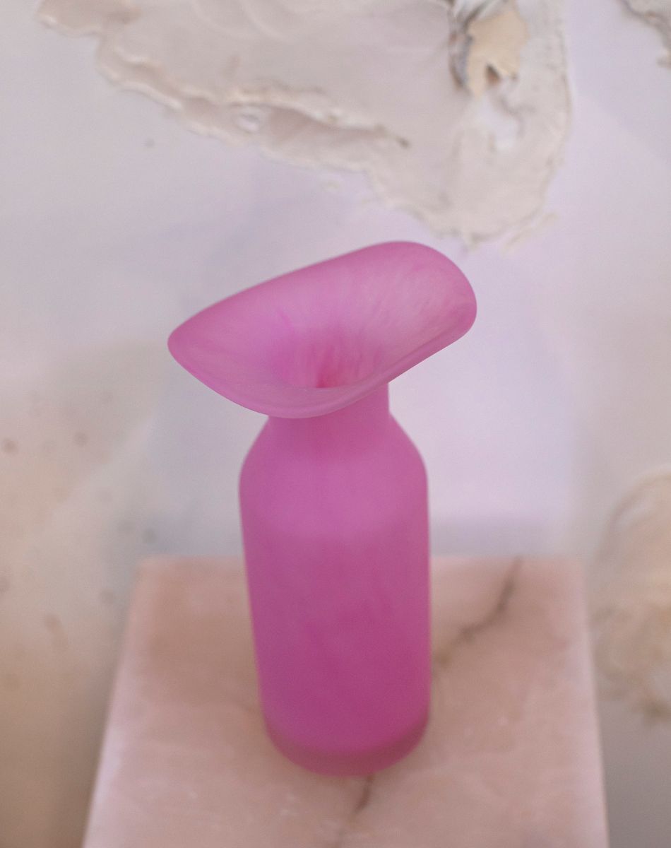 pink vase