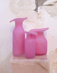 pink vase