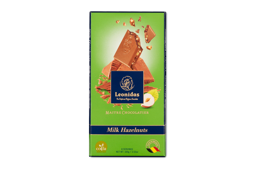 Leonidas milk chocolate bar
