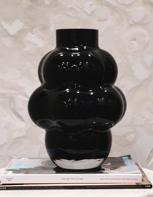 Louise Roe Balloon Black Vase